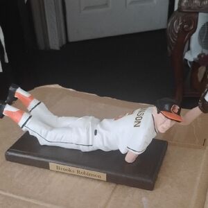 Brooks Robinson Diving Wooden Sculpture